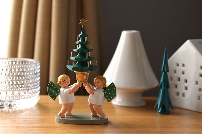ドイツの高級ブランド ヴェントアンドキューン の リッチなクリスマス人形 Te Nori てのり キャラクターこけしとぬくもりの木の人形