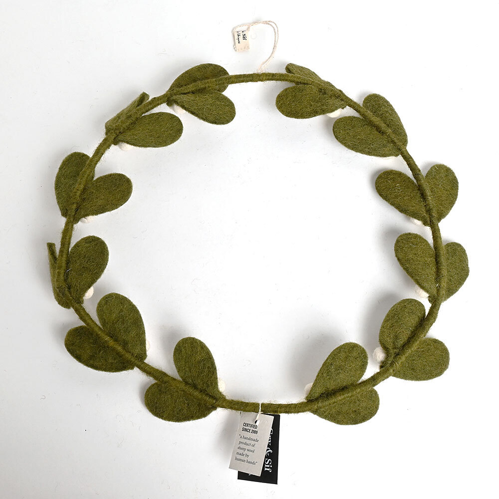 妖精のカップルとヤドリギリースLセット