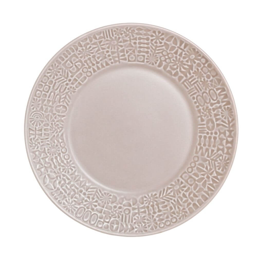 PATTERNED PLATE グレージュ
