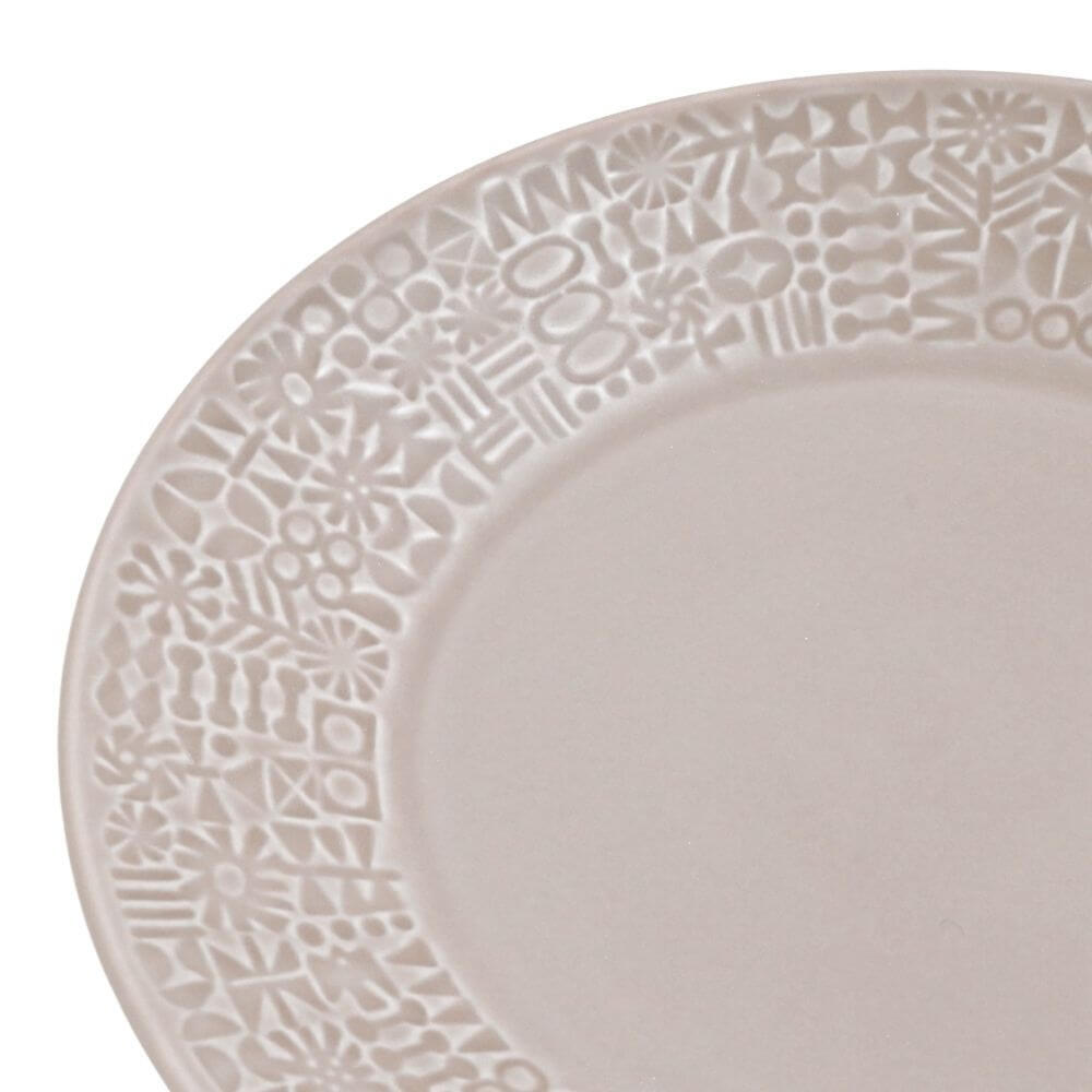 PATTERNED PLATE グレージュ