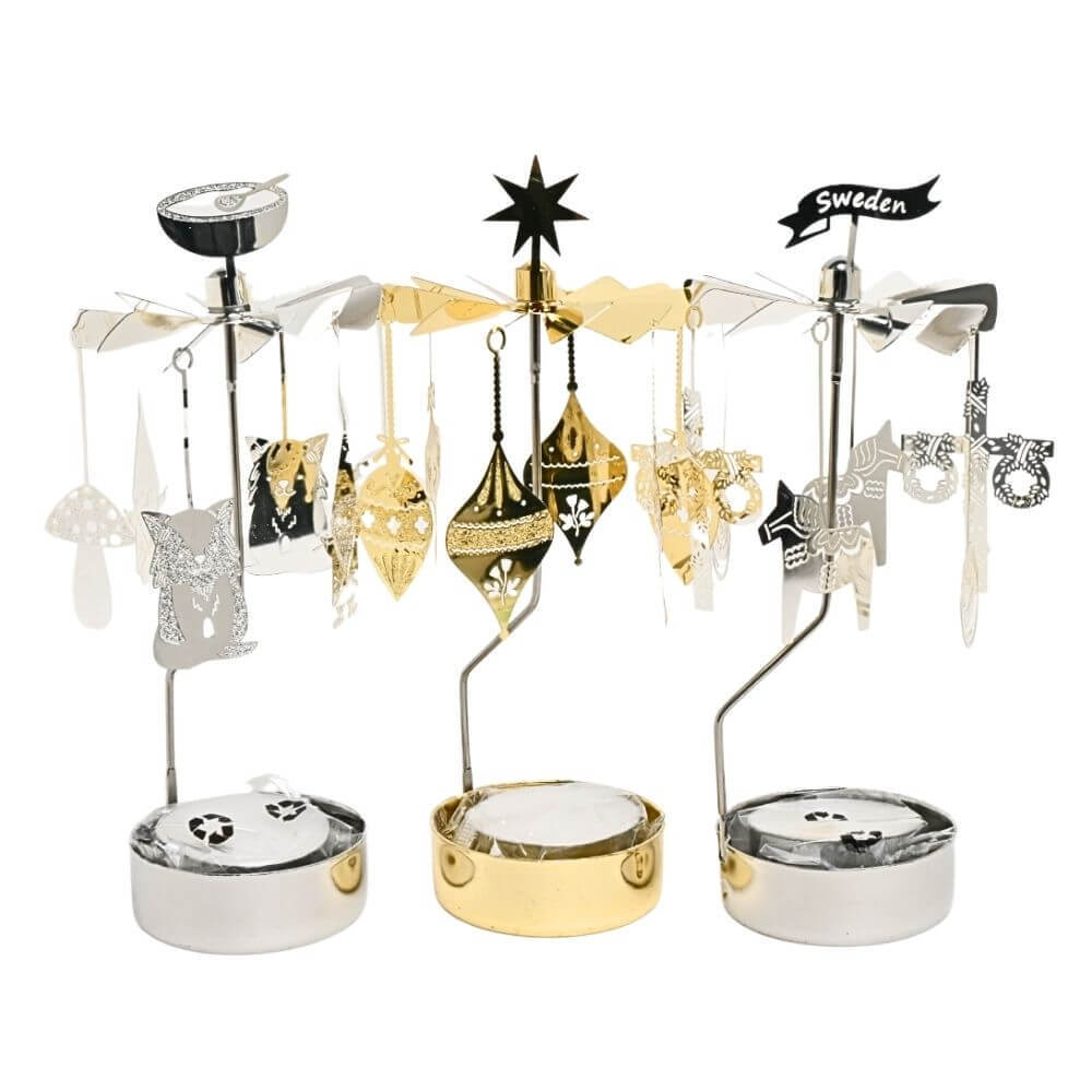 ロータリーキャンドルホルダー フォックスアンドサンタ