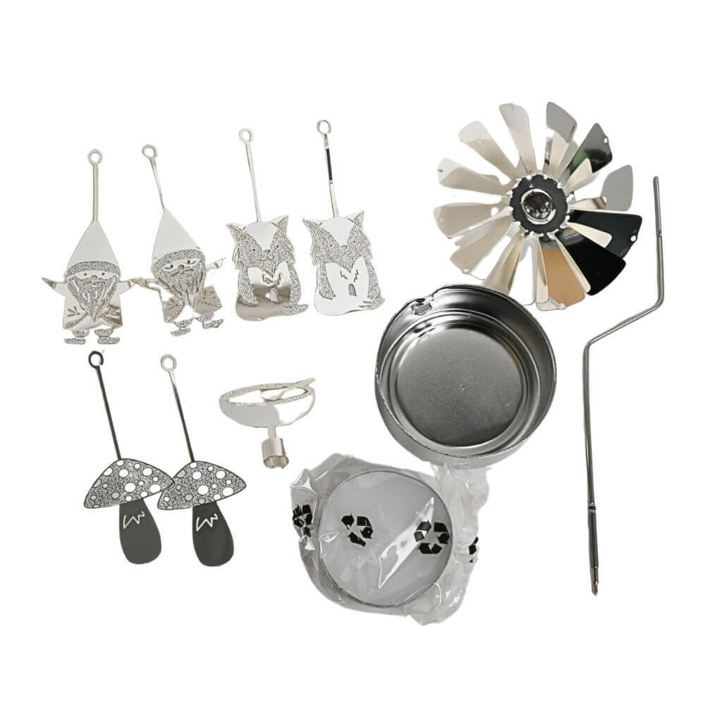 ロータリーキャンドルホルダー フォックスアンドサンタ