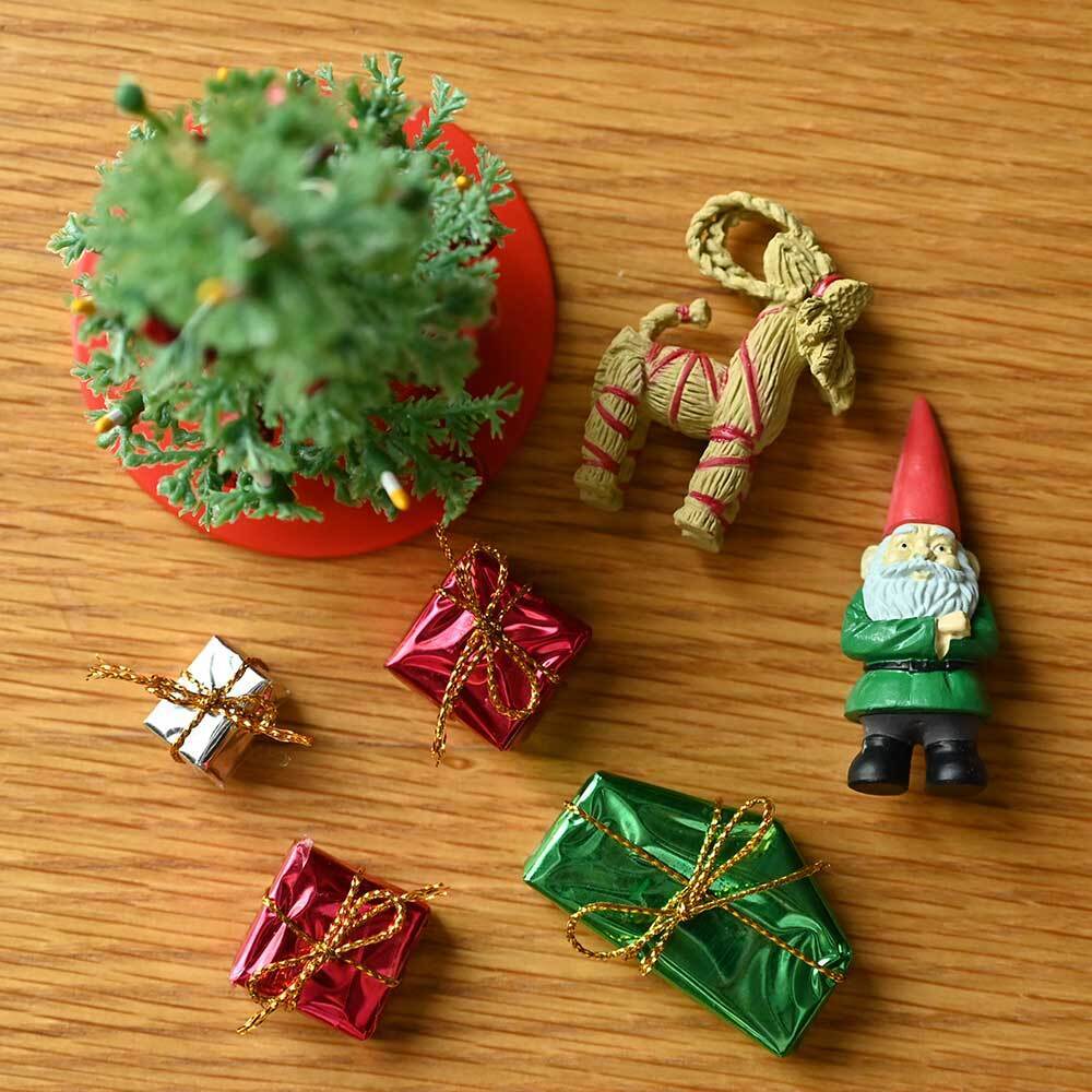 ＜★te-nori限定＞ ノルディカニッセ　北欧の小さな仲間たちと、プレゼント袋に入ったサンタの祝福クリスマスセット