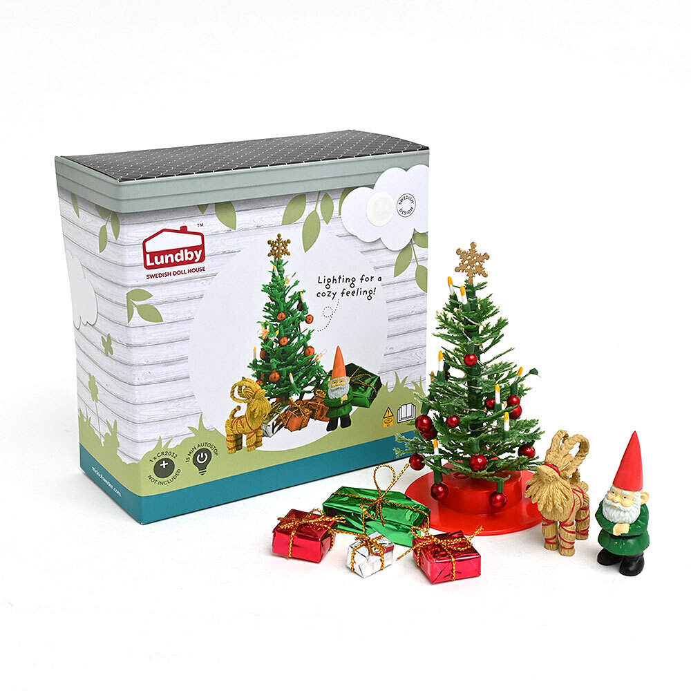 ＜★te-nori限定＞ ノルディカニッセ　北欧の小さな仲間たちと、プレゼント袋に入ったサンタの祝福クリスマスセット