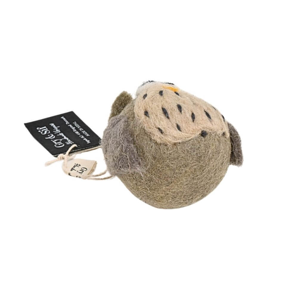 ＜★te-nori限定＞ ノルディカニッセ　北欧の森のお友だち！ ハグサンタとフクロウの、のんびりひなたぼっこセット