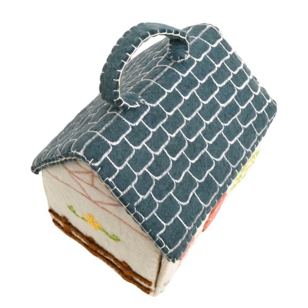 ドールハウス 青い屋根