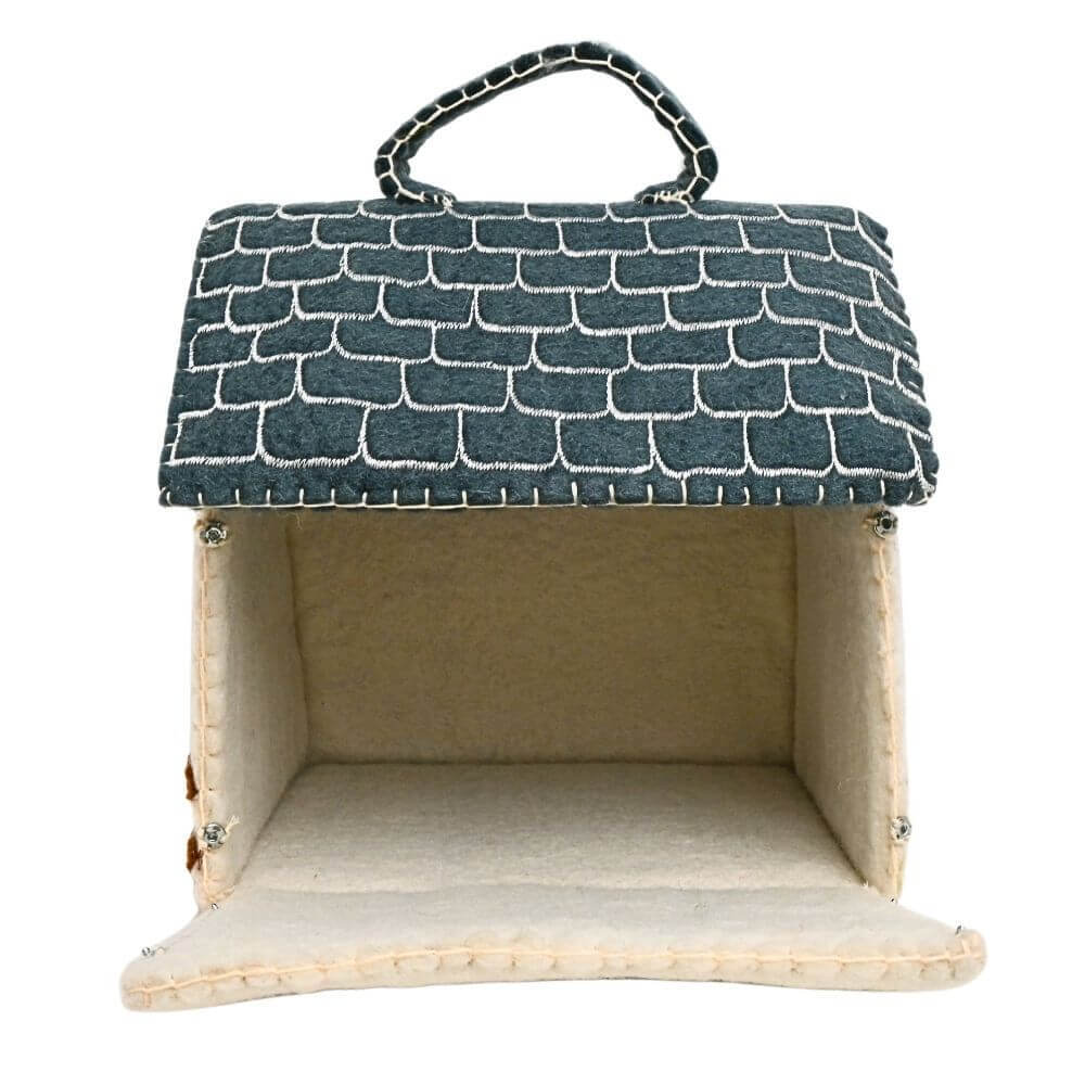 ドールハウス 青い屋根