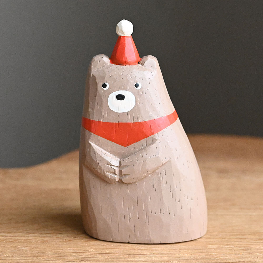 ＜★te-nori限定＞ ノルディカニッセ　ほっこりあたたか。ハグサンタとクマのなかよくよりそいセット