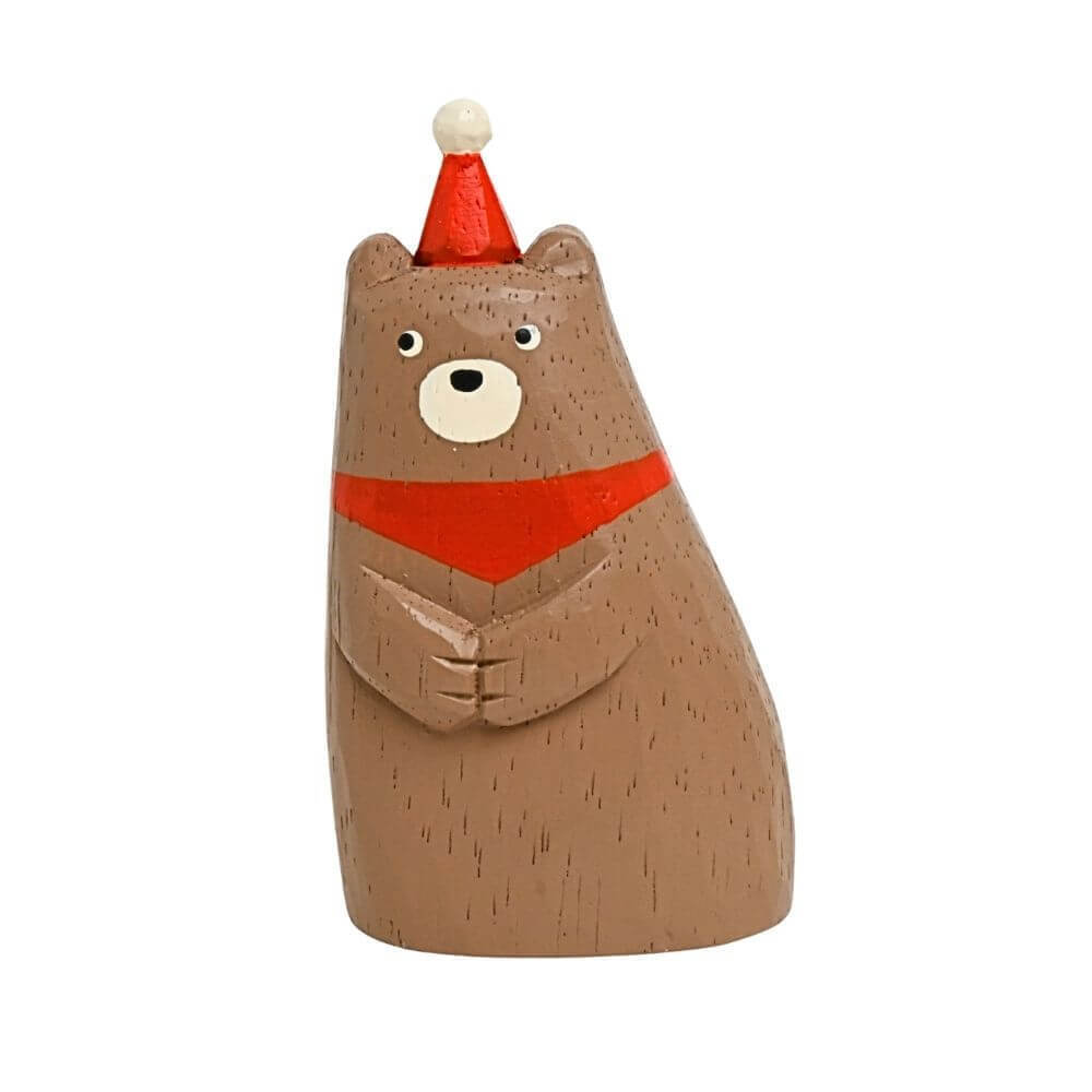 ＜★te-nori限定＞ ノルディカニッセ　ほっこりあたたか。ハグサンタとクマのなかよくよりそいセット