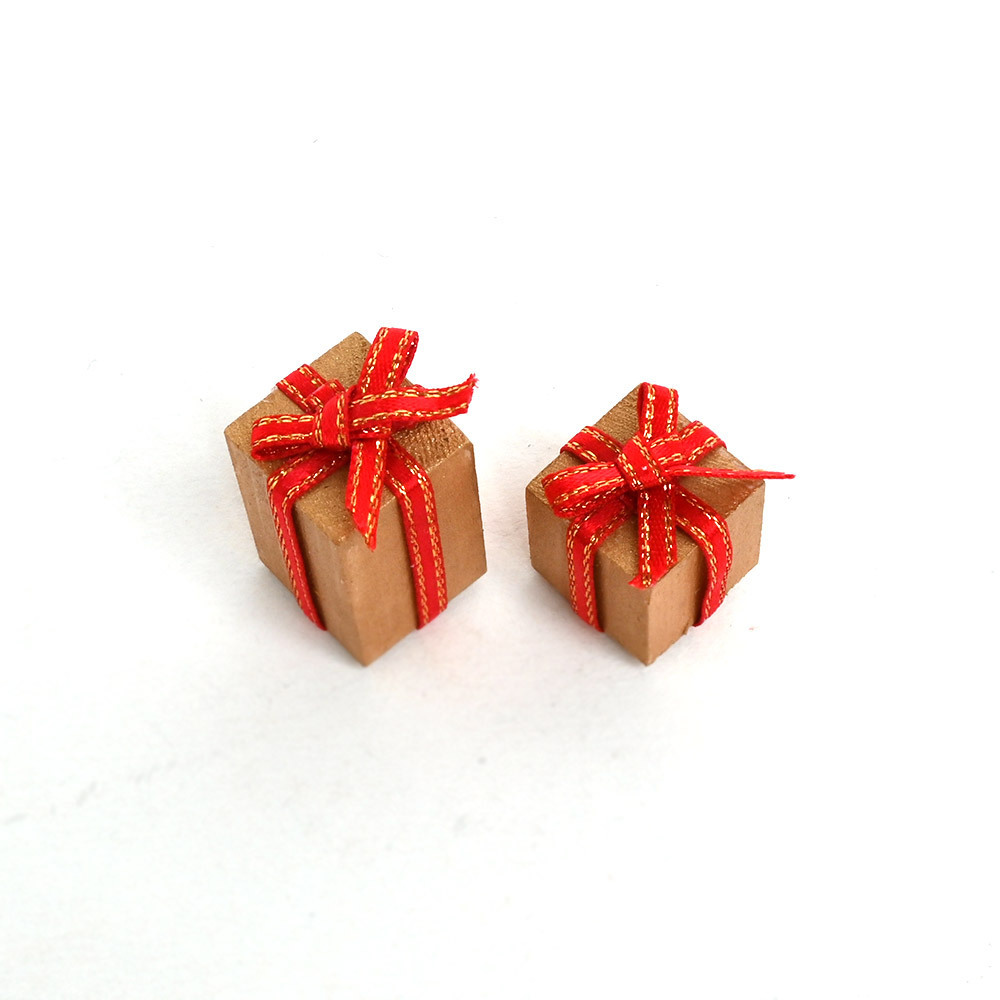 ＜★te-nori限定＞ ノルディカニッセ　おっちょこちょいサンタのクリスマスの準備セット（赤いリボンのプレゼント）