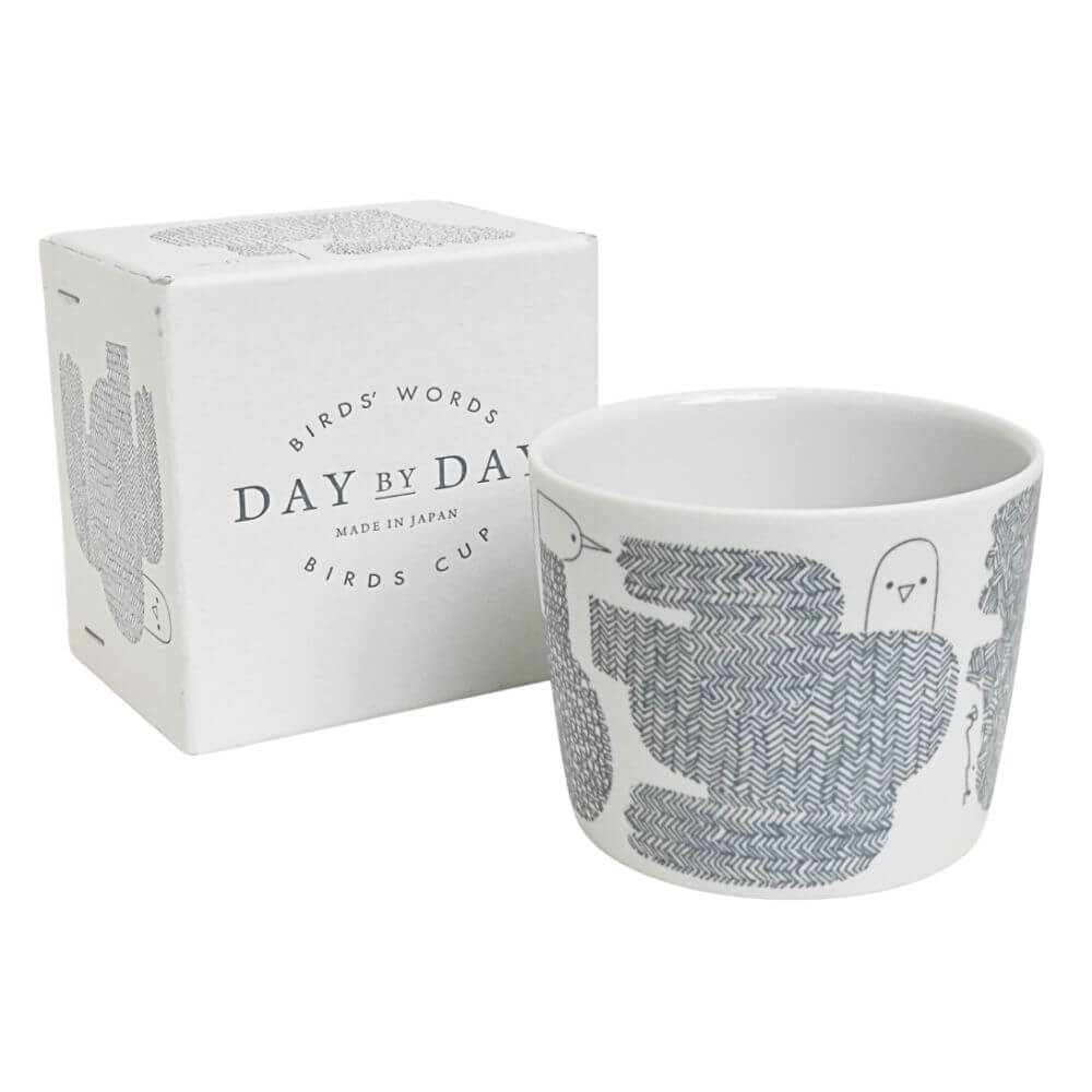 DAY BY DAY CUP [BIRD] グレー