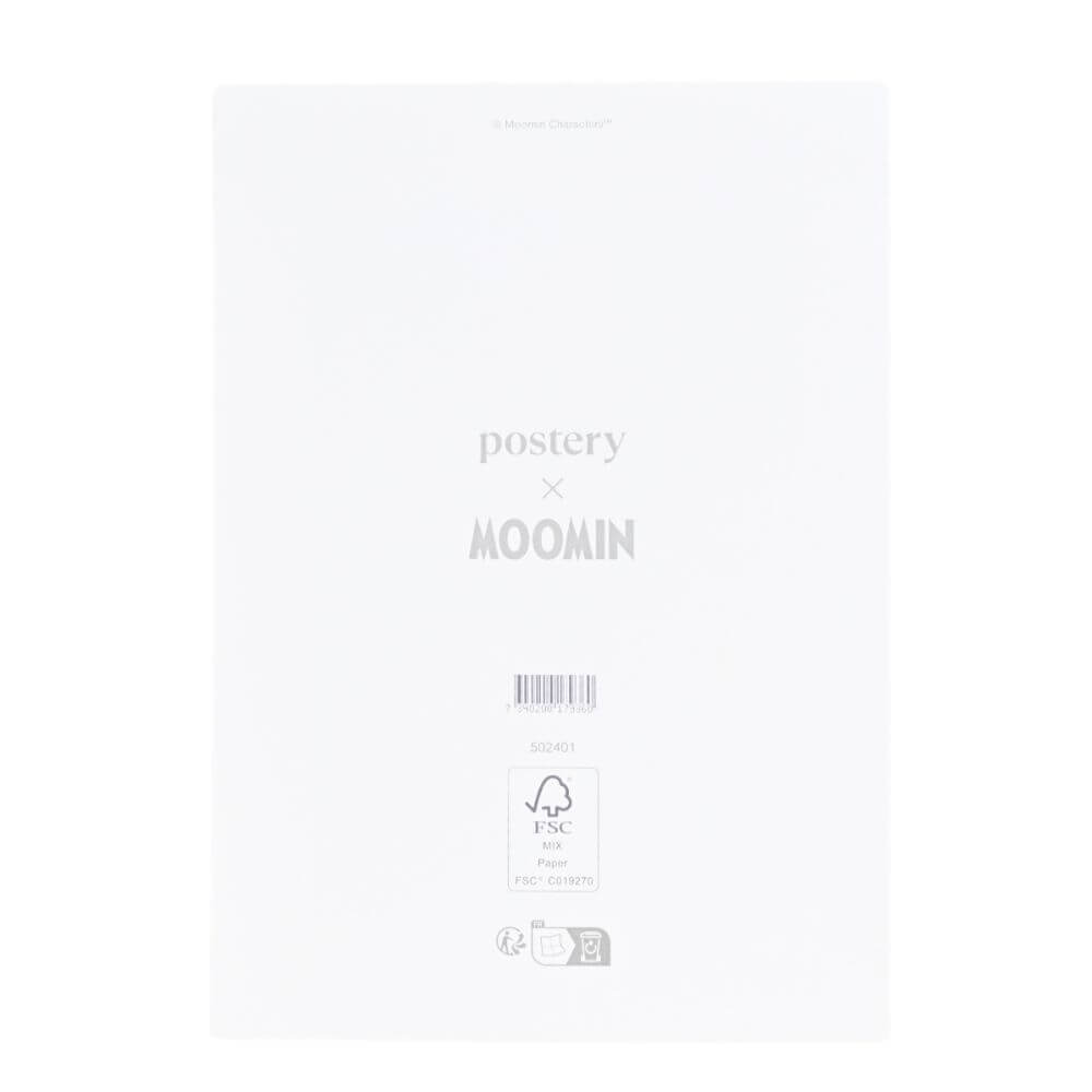 ポスター 21×30 Moomin Cloud Surfing