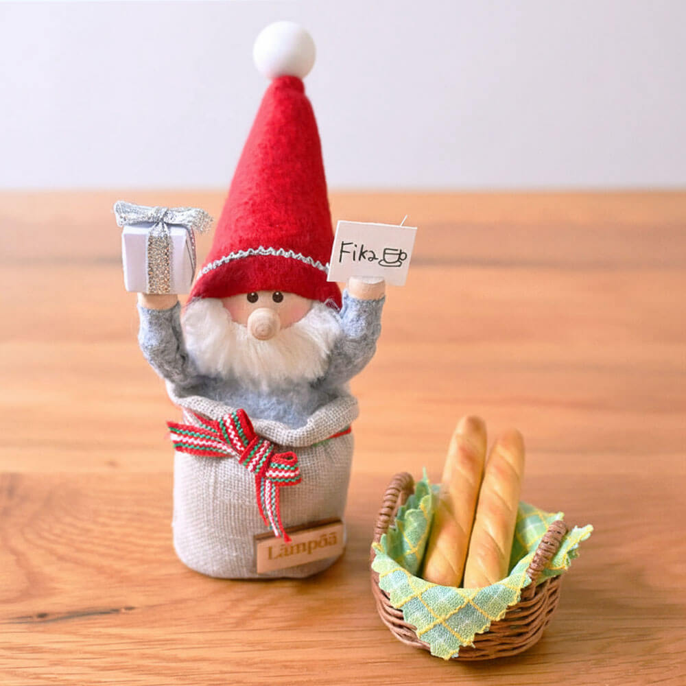 ＜★te-nori限定＞ ノルディカニッセ　北欧の小さなパン屋さん！ お腹も心も満たす、袋に入ったサンタさんの至福の時セット（フランスパン）