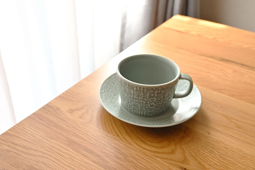 PATTERNED MUG / スコールグレー