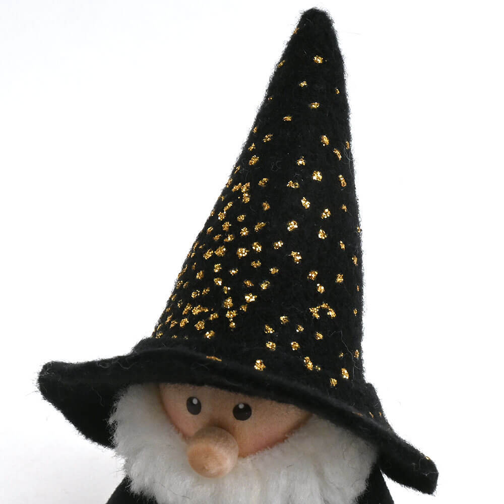 ハロウィン　おばけを抱えたキラキラ帽子の魔法使いサンタ　te-nori限定　ノルディカニッセ【10月上旬～中旬発送予定】