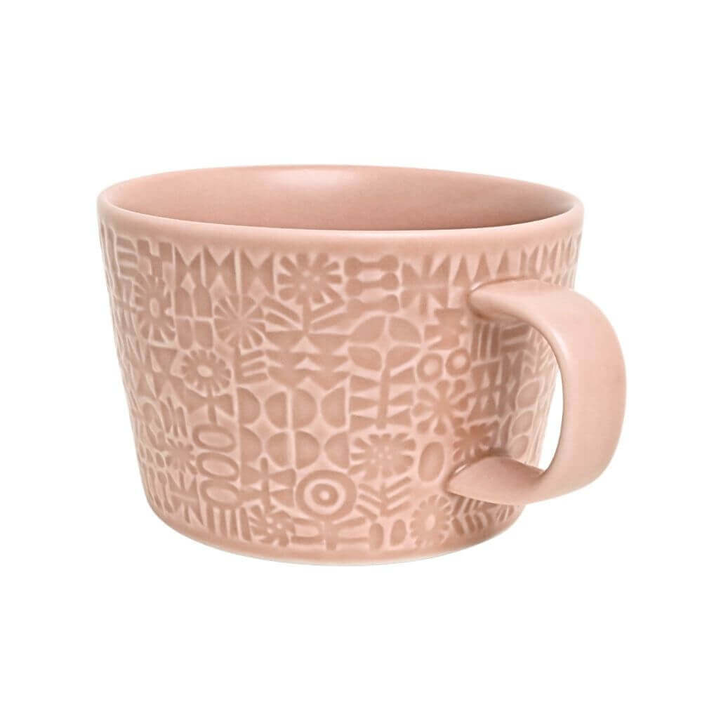 使うほど好きになる、PATTERNED MUGペアセット（アンティークローズ・スコールグレー）