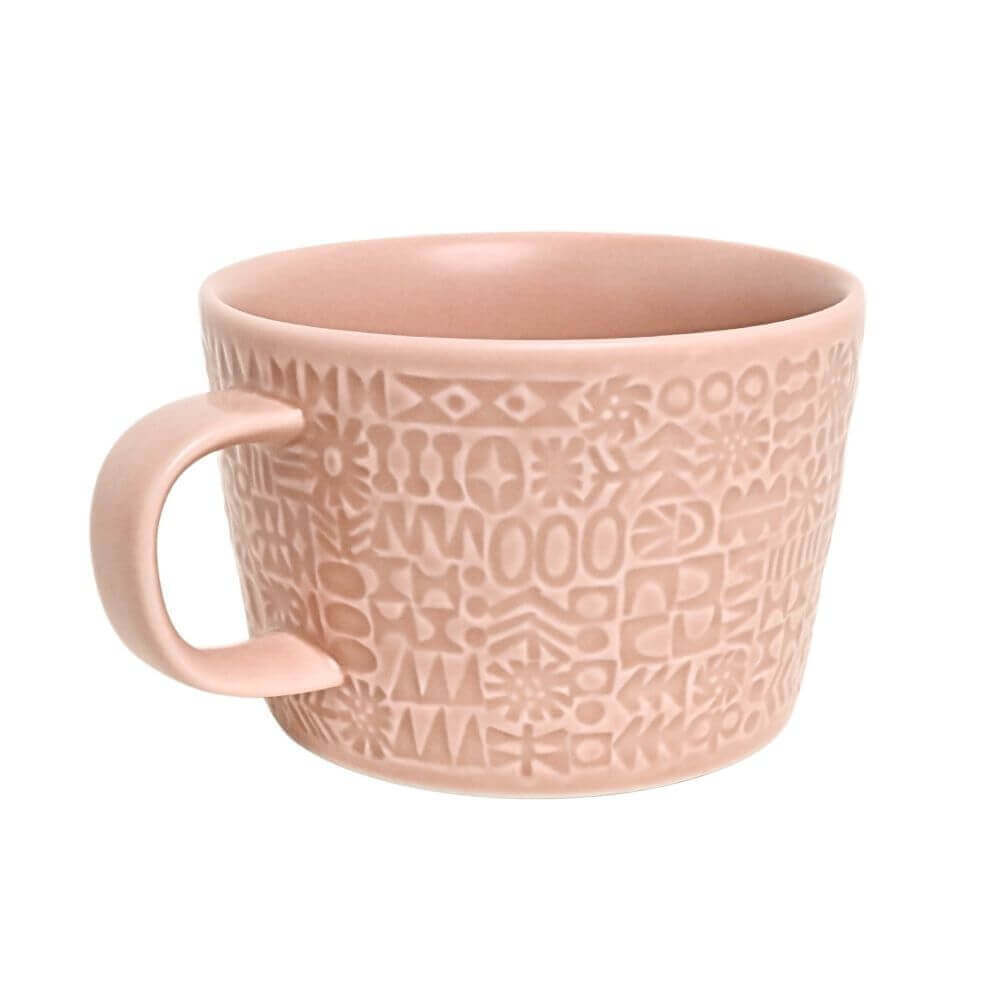 使うほど好きになる、PATTERNED MUGペアセット（アンティークローズ・スコールグレー）