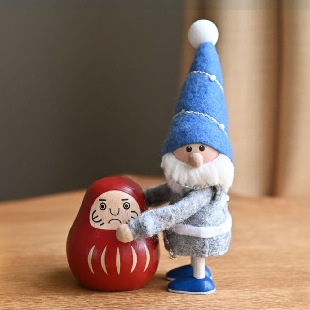 ＜★te-nori限定＞ ノルディカニッセ　幸せのお守り！ ハグサンタとだるまのハッピーセット