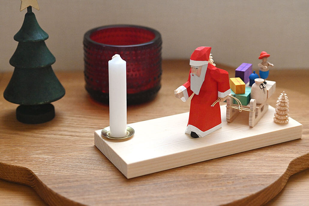 ろうそく立て　おもちゃのそり