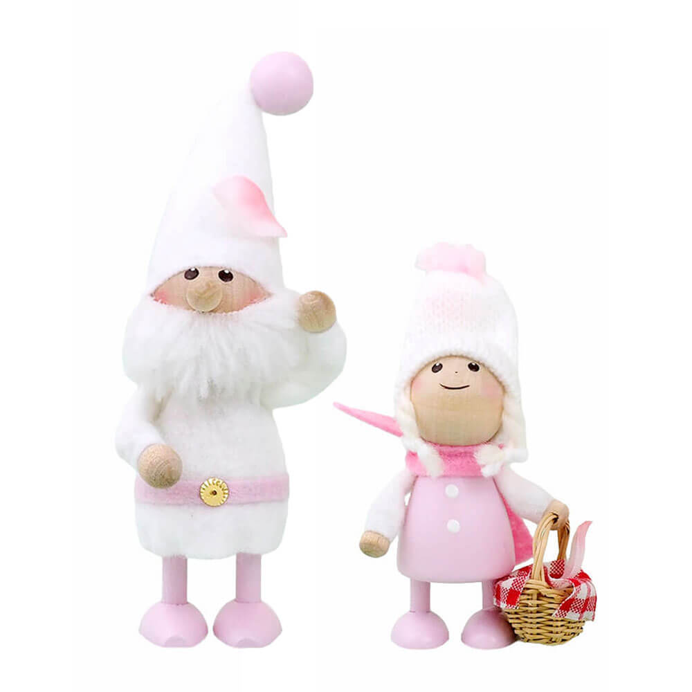 ノルディカニッセ　さくらニッセ 春を運ぶサンタと女の子セット