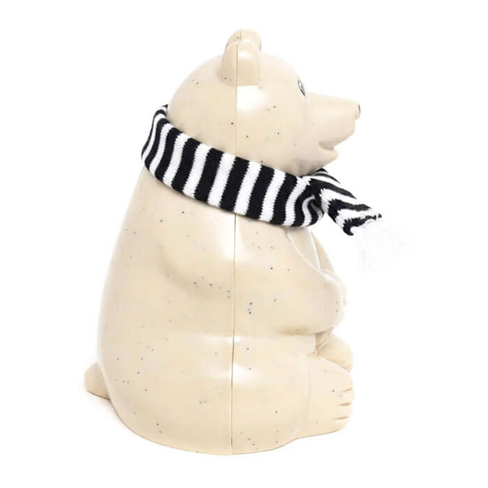 2026マフラー付きフィンランドしろくま貯金箱 polar bear money box　【予約販売　9月中旬以降発送】
