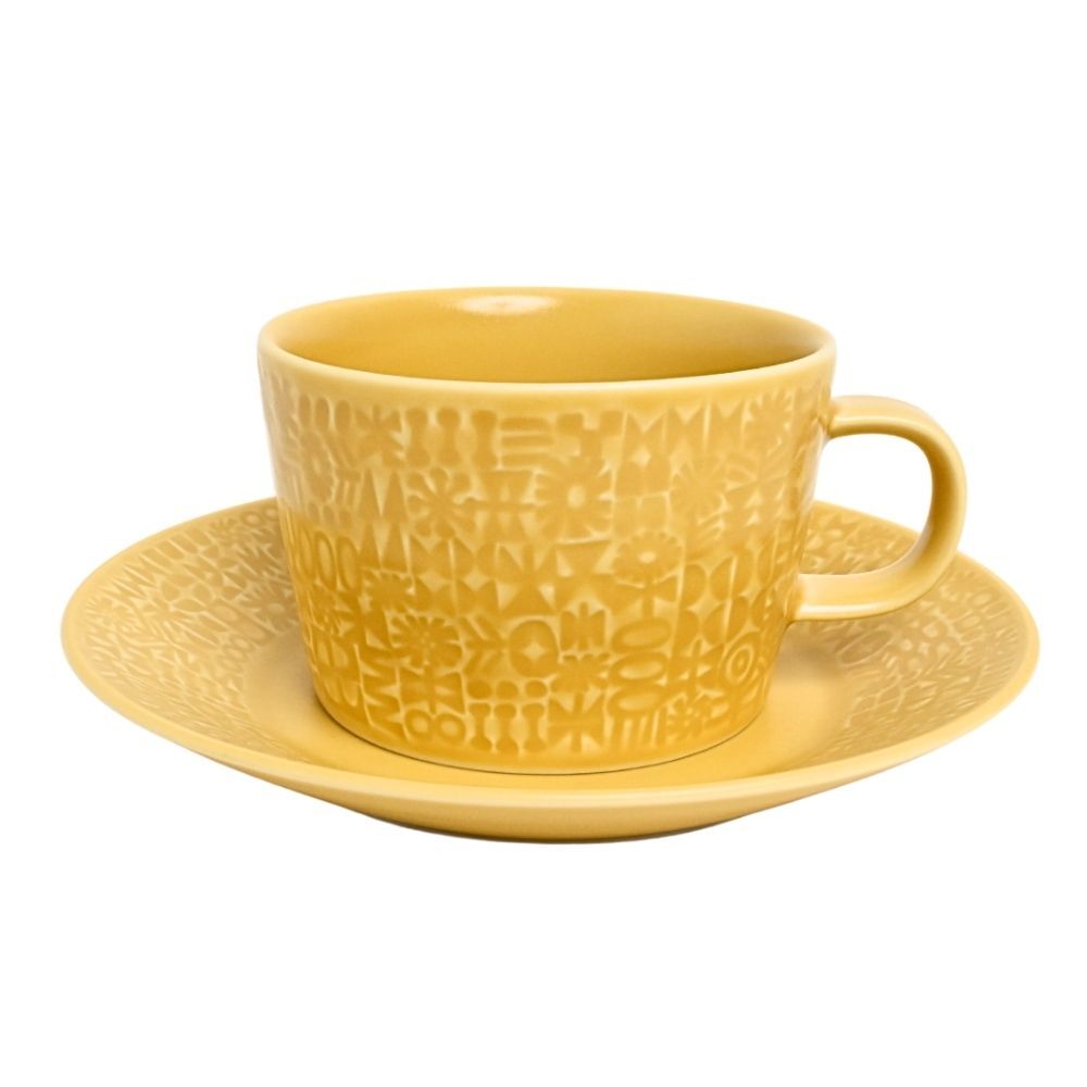 PATTERNED PLATE イエロー