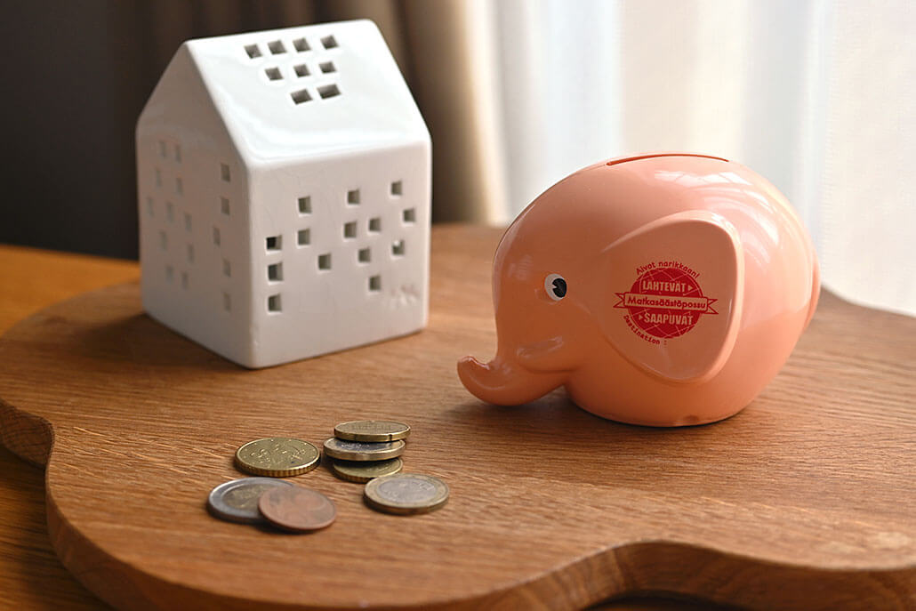 エレファントバンク(S) 2025限定ピーチ x レッド