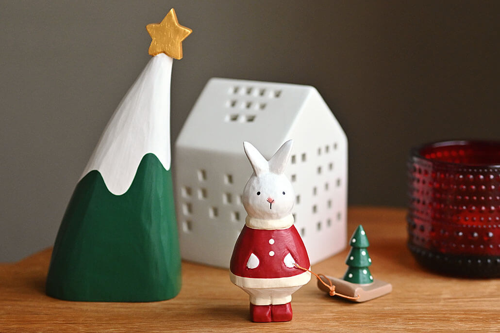 クリスマスウサギサンタ/ツリー