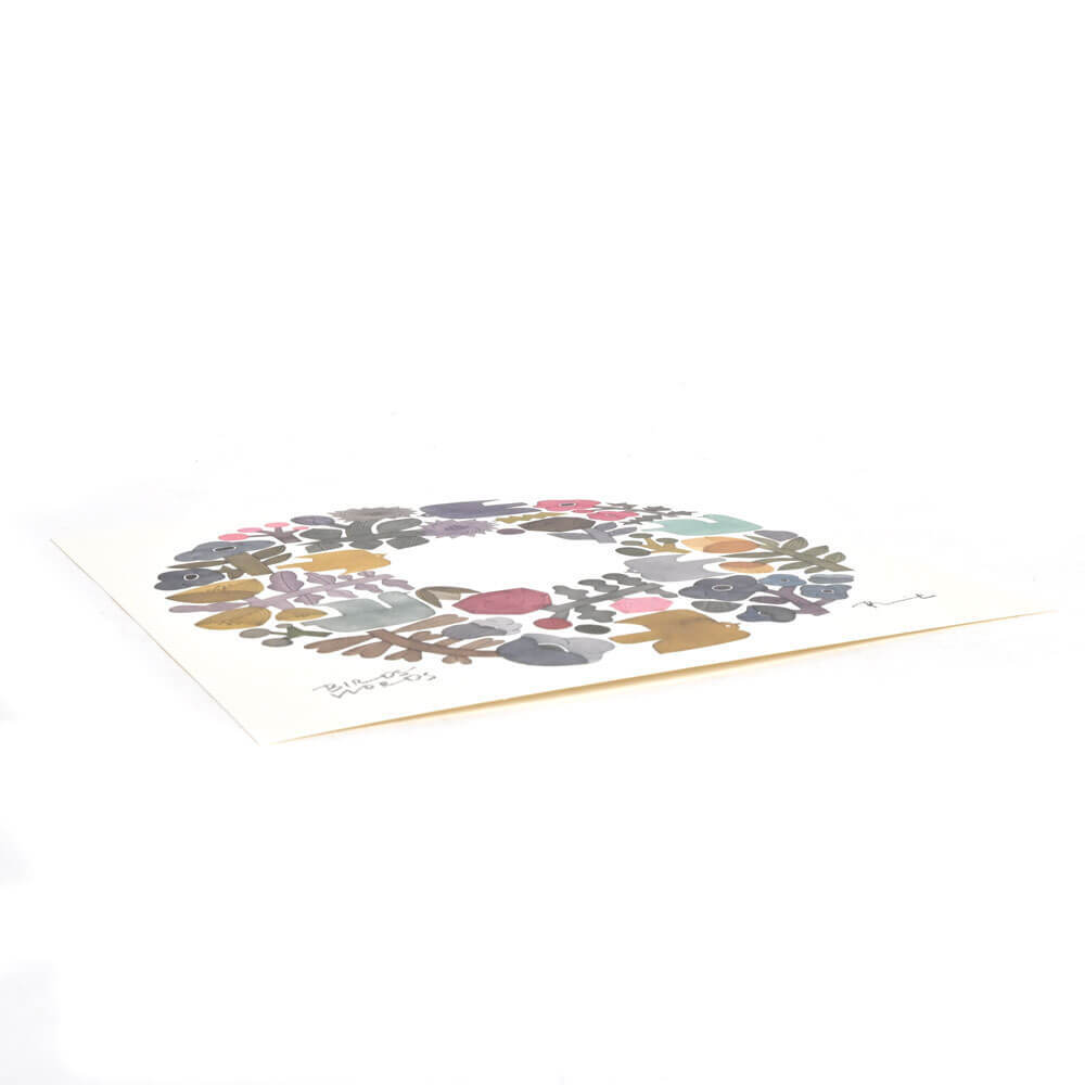 ポスター 20cm / SHABBY WREATH