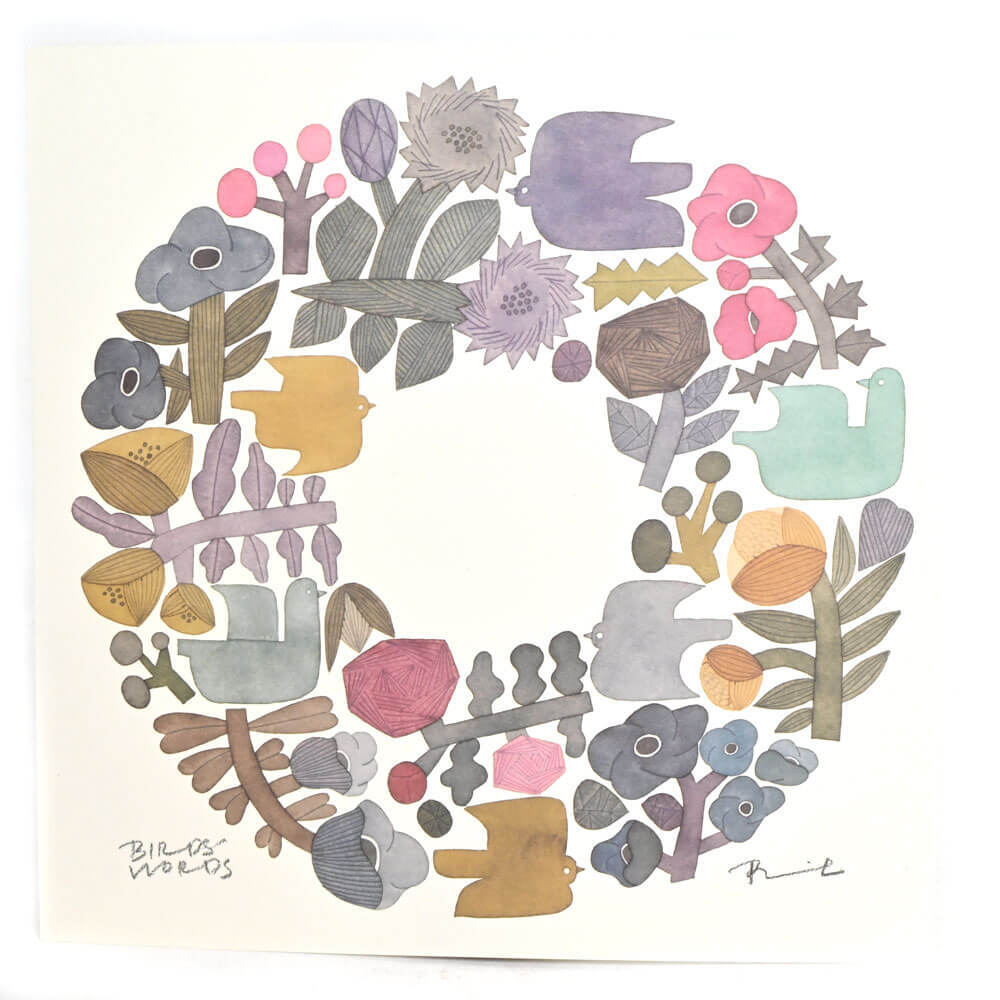 ポスター 20cm / SHABBY WREATH