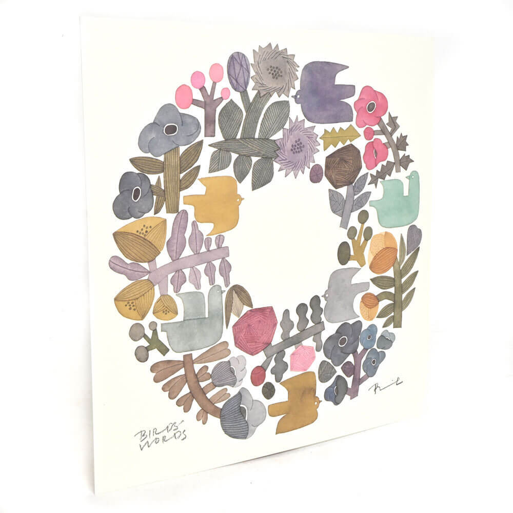 ポスター 20cm / SHABBY WREATH