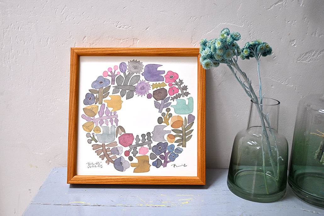 ポスター 20cm / SHABBY WREATH