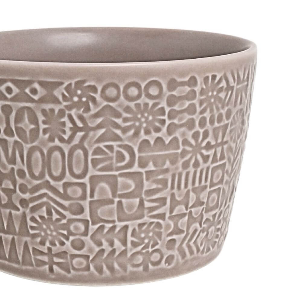 PATTERNED MUG  グレージュ