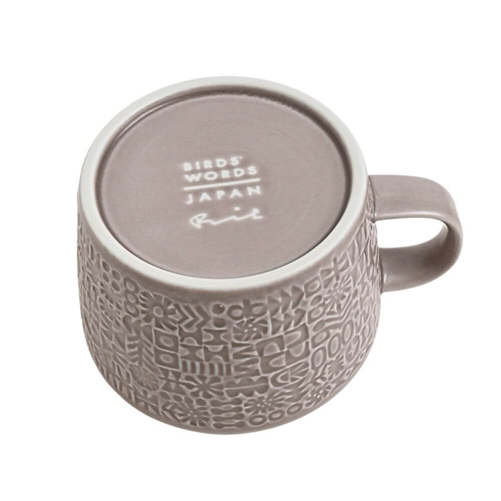 PATTERNED MUG  グレージュ