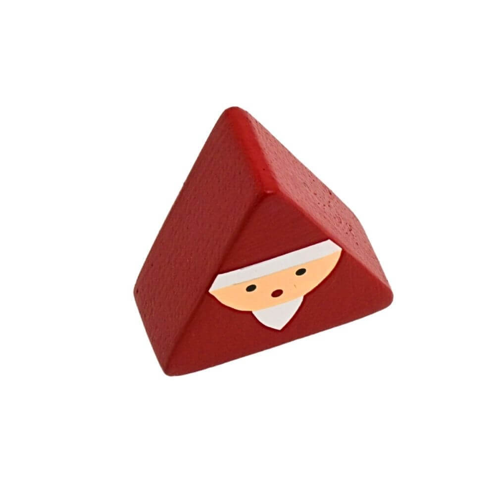 さんかくクリスマスサンタ / 赤