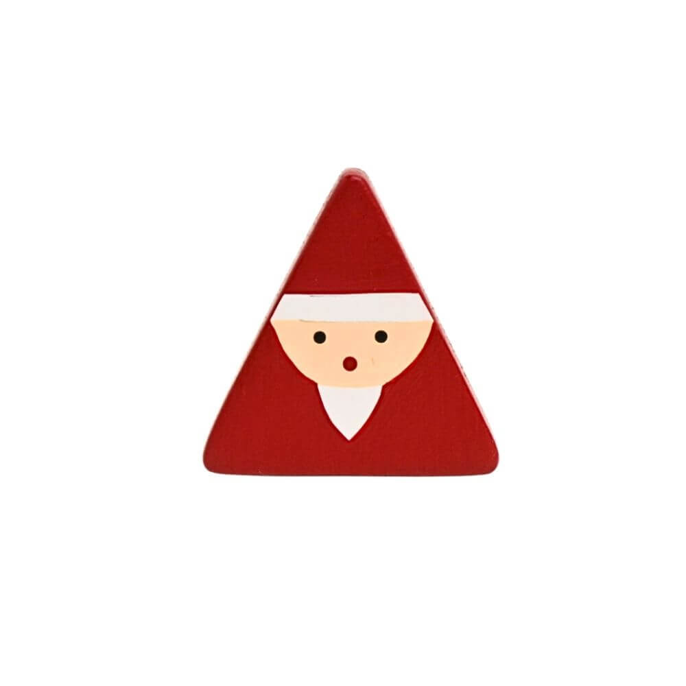 さんかくクリスマスサンタ / 赤