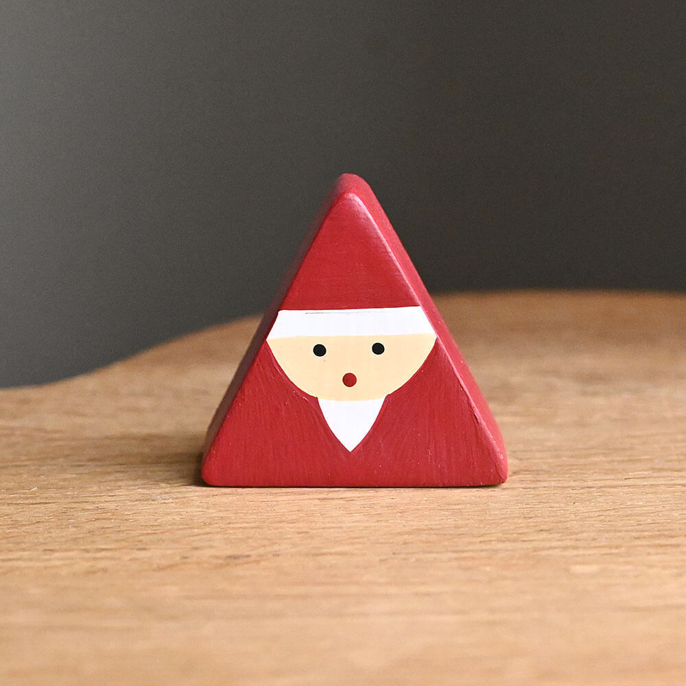 さんかくクリスマスサンタ / 赤