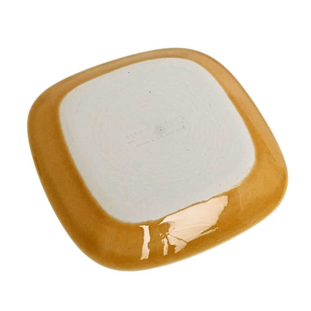 SQUARE PLATE 105　イエローオーカー