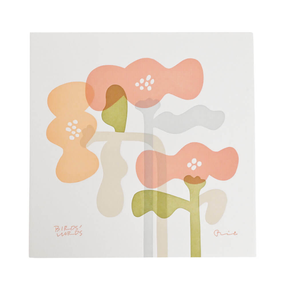 LETTER PRESS POSTER / bloom（ポスター/花）