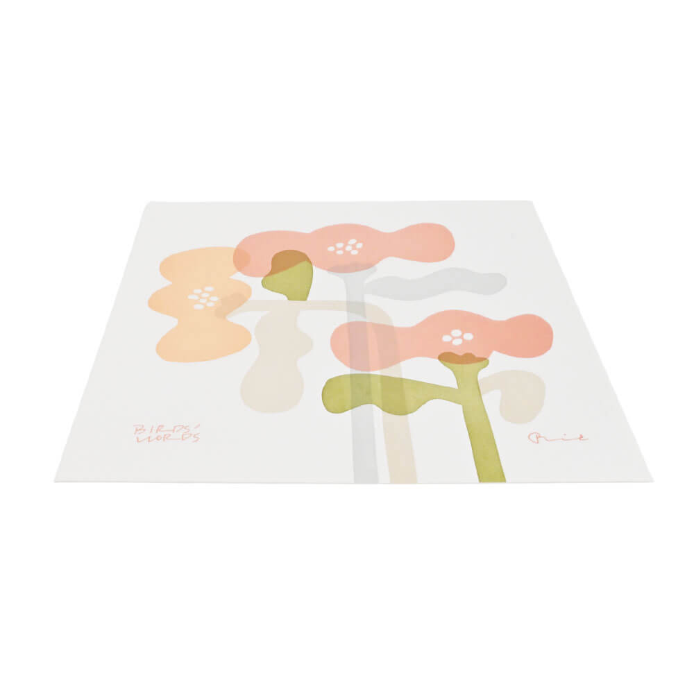 LETTER PRESS POSTER / bloom（ポスター/花）
