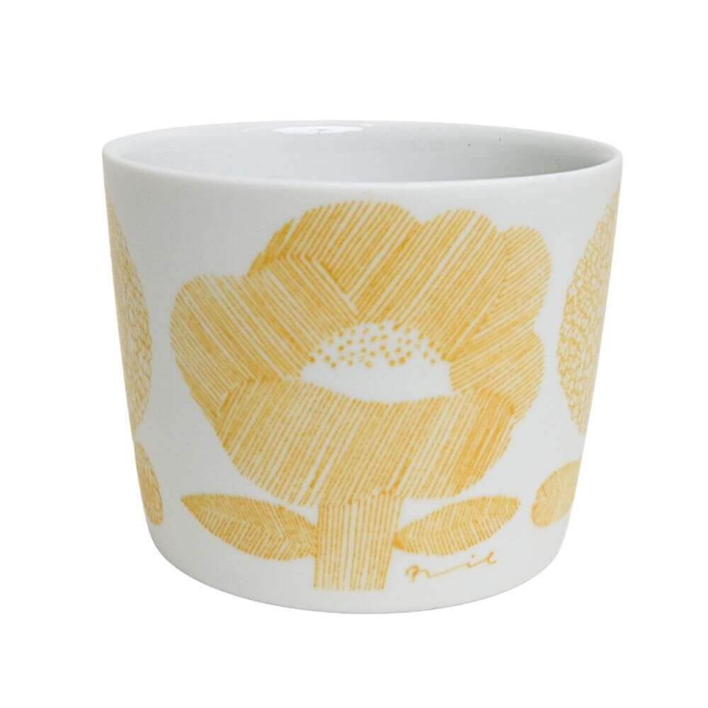 DAY BY DAY CUP [FLOWER] イエロー