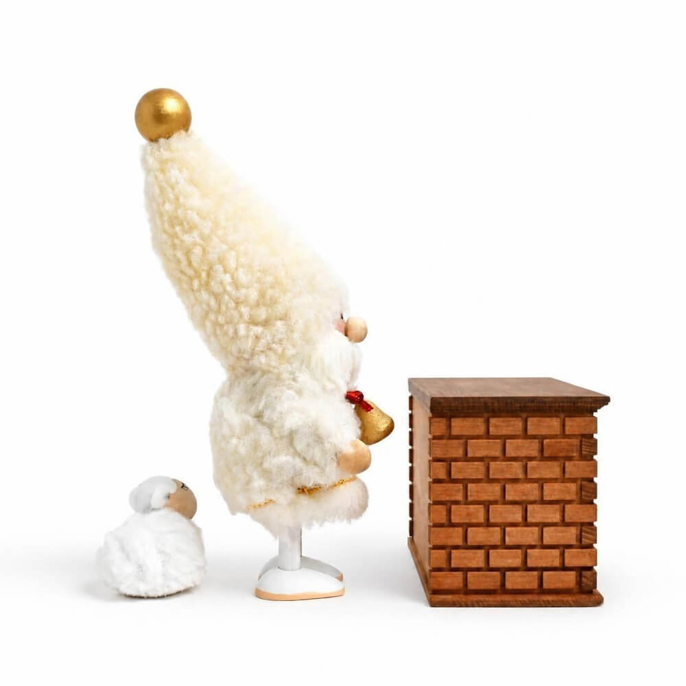 ヒツジになりたいもこもこサンタ & 暖炉 & 白羊（小）セット　te-nori限定　ノルディカニッセ【11月上旬～中旬発送予定】