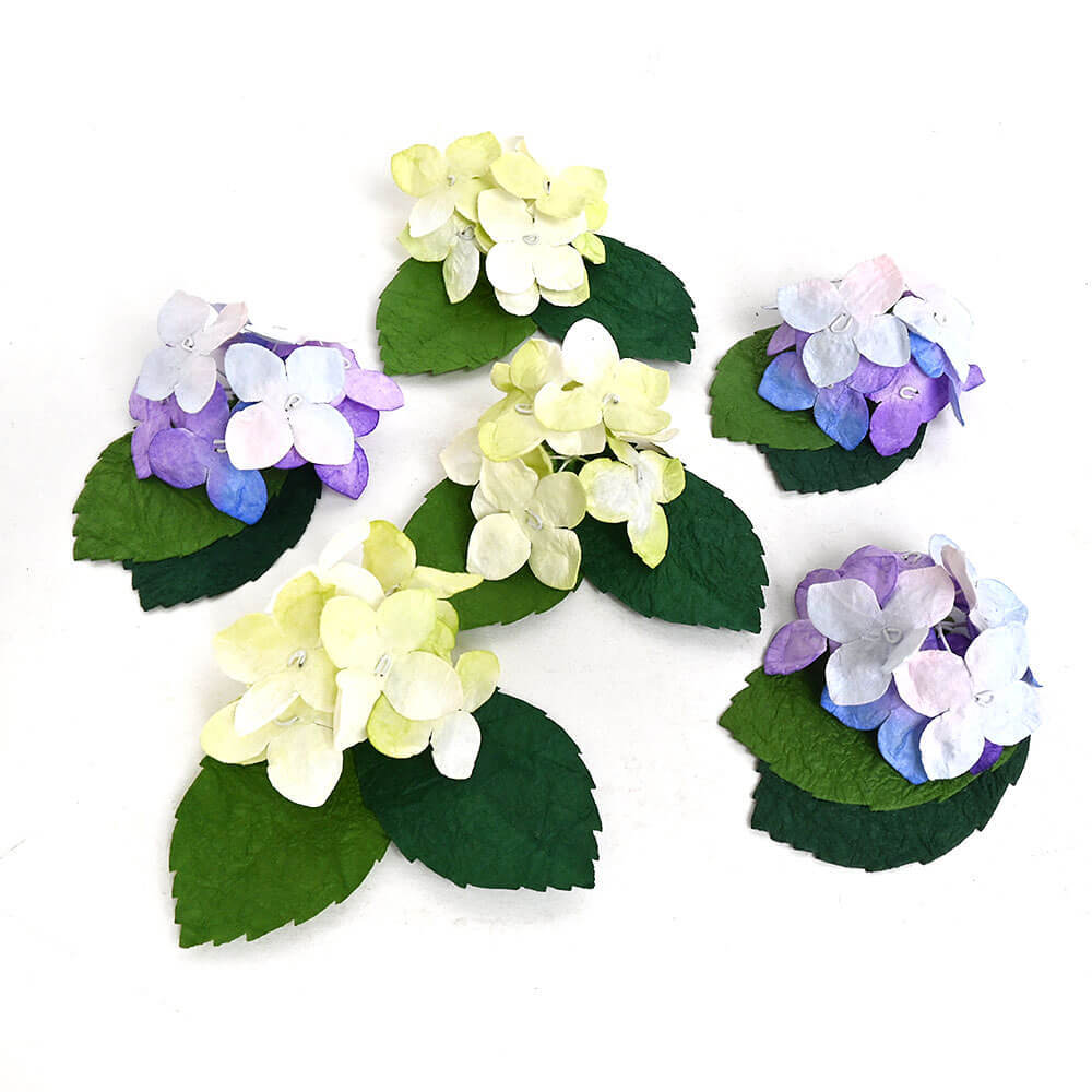 和紙花　あじさい　アナベル