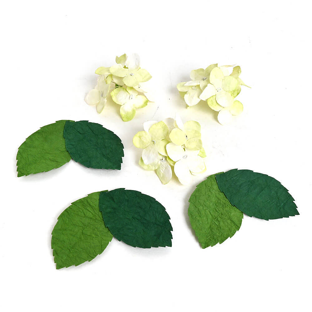 和紙花　あじさい　アナベル