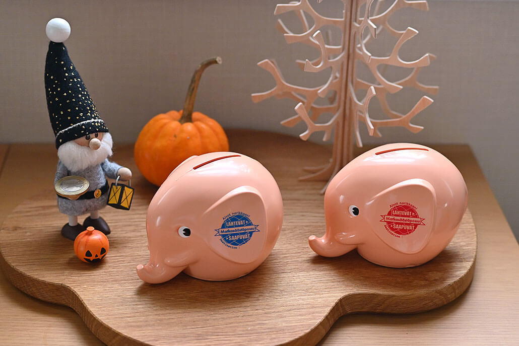 エレファントバンク(S) 2025限定ピーチ x ブルー