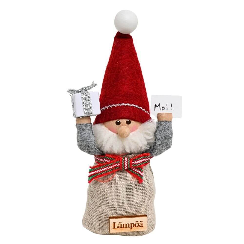 ＜★te-nori限定＞ ノルディカニッセ　小さな灯りがともる、袋に入ったサンタとぬくもりツリーのクリスマスセット