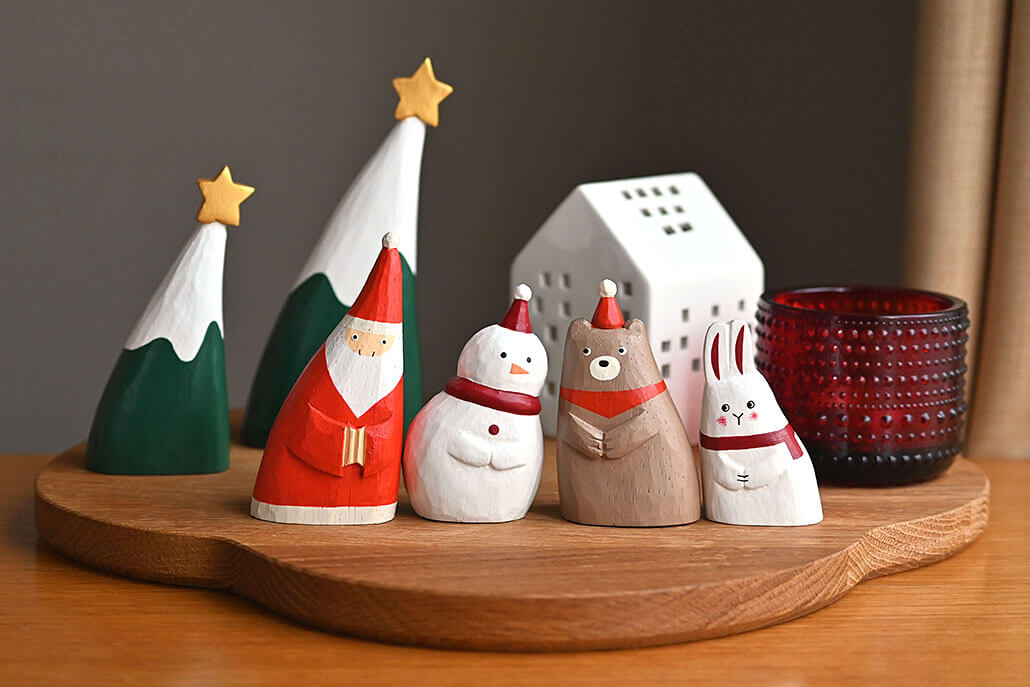 よりそい雪だるま