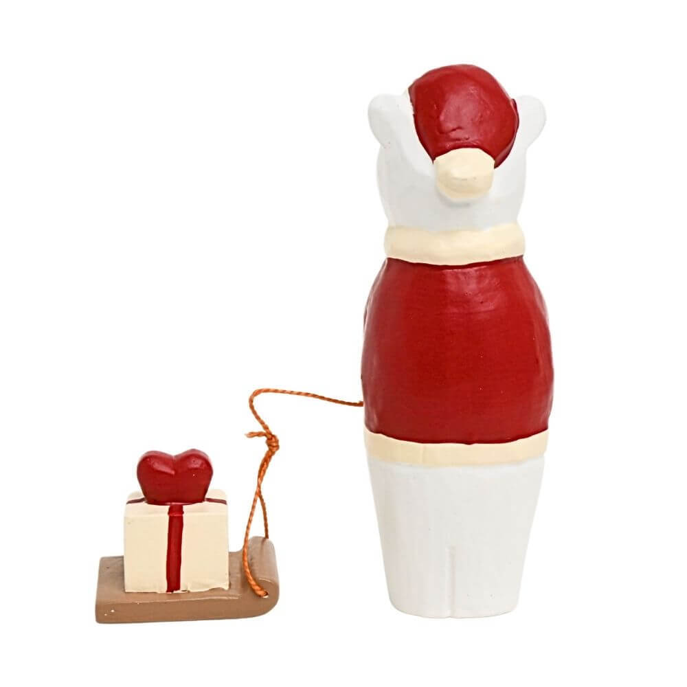 クリスマスシロクマサンタ/ハートプレゼント