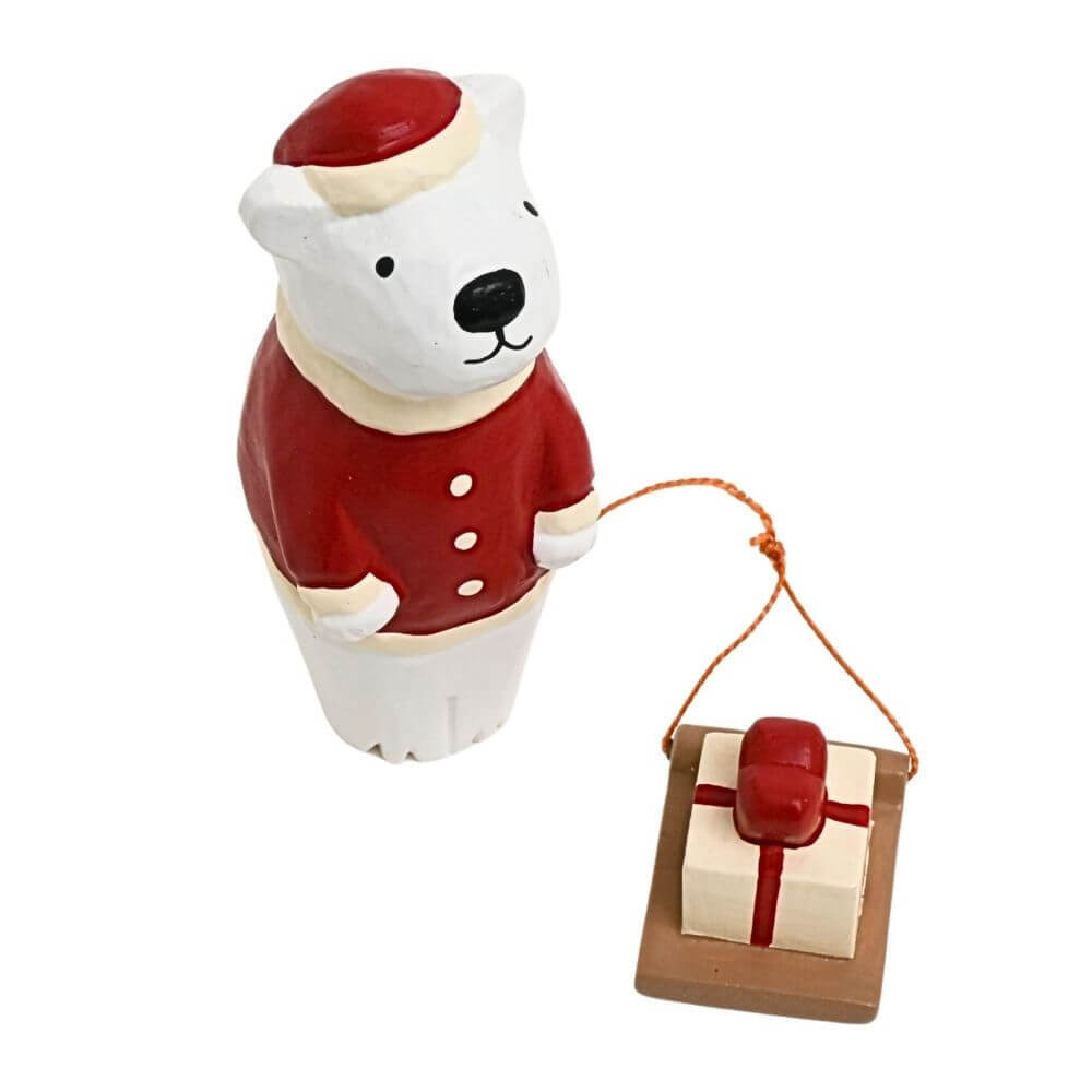 クリスマスシロクマサンタ/ハートプレゼント