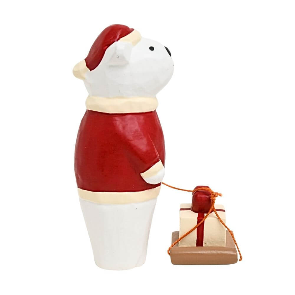 クリスマスシロクマサンタ/ハートプレゼント